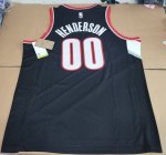 NBA 00 Henderson Blazers Maillot noir